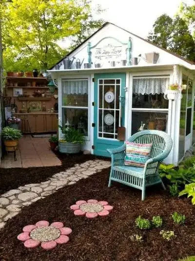The greenhouse she shed