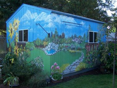 The painters shed