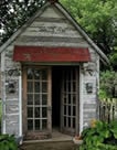 small rustic she shed