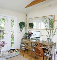 cottage office interior
