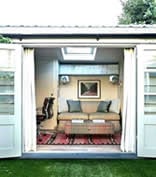 shed shed office interior