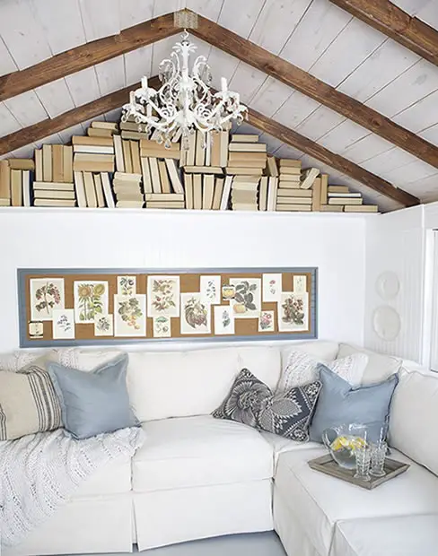 Loft book shelf